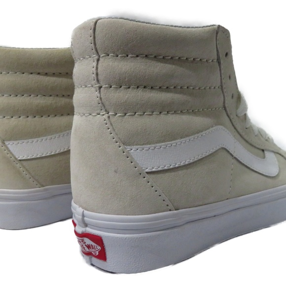 VANS SK8-Hi Reissue Pig Suede (Moonbeam / White) M - Picture 4 of 7